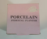Decorative Floral Porcelain Pedestal Planter in Box (Never used) - Treasure Valley Antiques & Collectibles