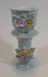 Decorative Floral Porcelain Pedestal Planter in Box (Never used) - Treasure Valley Antiques & Collectibles