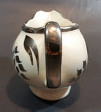 Antique 1920s Lancaster & Sandland English Ware Creamer with Silver Trim - Treasure Valley Antiques & Collectibles