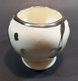 Antique 1920s Lancaster & Sandland English Ware Sugar Bowl with Silver Trim - Treasure Valley Antiques & Collectibles