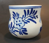 1980s Exclusive "Figis INC" Delft Blue Windmill and Flowers Mug - Treasure Valley Antiques & Collectibles