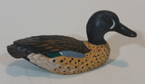 1970s Heritage Decoys Blue Winged Teal Duck Miniature J.B. Garton - Treasure Valley Antiques & Collectibles