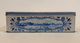 1960s Hellema Hallum Holland Biscuits Tin with Delft Style Scenery - Treasure Valley Antiques & Collectibles