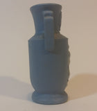 Occupied Japan Greek Style Small 3" Blue Cameo Vase - Treasure Valley Antiques & Collectibles