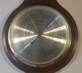 Mid-Century Japan made German Banjo Style Barometer Weather Station Like New - Treasure Valley Antiques & Collectibles