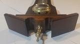 Mid-Century Japan made German Banjo Style Barometer Weather Station Like New - Treasure Valley Antiques & Collectibles