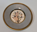 Vintage Hummingbird The Art of Chokin Plate 24KT Gold with Silver - Treasure Valley Antiques & Collectibles