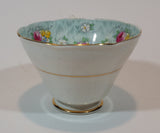 1930s Paragon Evangeline Aqua Blue Pattern Teacup and Saucer - Treasure Valley Antiques & Collectibles