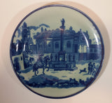 Victoria Ware Ironstone Flo Blue 7.5" Plate - Greenish - Small Stamp - Might be Reproduction - Treasure Valley Antiques & Collectibles