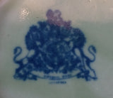 Victoria Ware Ironstone Flo Blue 7.5" Plate - Greenish - Small Stamp - Might be Reproduction - Treasure Valley Antiques & Collectibles