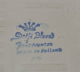 1960s Delft Blauw Willem van de Velde Ship - "The Cannon Shot" Painting c.1670