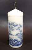 Delft Blue Holland Windmill Decor 8" Tall Wax Candle Unused - Like New - Treasure Valley Antiques & Collectibles