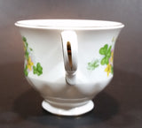 1959-1964 Queen Anne Pattern 8615 Yellow and Pink Floral with Clovers Bone China Teacup