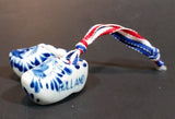 Vintage Delft Blue Handpainted Holland Windmill Shoe Set - Treasure Valley Antiques & Collectibles