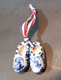 Vintage Delft Blue Handpainted Holland Windmill Shoe Set - Treasure Valley Antiques & Collectibles
