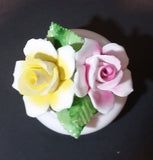 1960s The Princess Collection Bone China Handmade Floral Rose Bouquet - Staffordshire - Treasure Valley Antiques & Collectibles