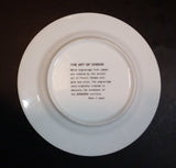 Vintage The Art of Chokin Hummingbird Plate 24KT Gold with Silver - Treasure Valley Antiques & Collectibles