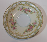 c. 1963 Noritake China Pattern 631 Lolita Flowers with Gold Trim Teacup Saucer - Japan - Treasure Valley Antiques & Collectibles