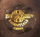 Retired Fitz and Floyd Essentials China Sang De Boeuf Temple Jar Without Lid - Treasure Valley Antiques & Collectibles