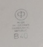 1950s Colditz Pottery German Democratic Republic (East Germany) Mixed Flowers B40 6 3/4" Plate - Treasure Valley Antiques & Collectibles