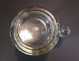 Vintage 1960s or 1970s RCMP Crest Clear Glass Mug Cup - Treasure Valley Antiques & Collectibles