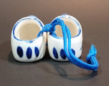 Vintage Delft Blue Miniature Hand Painted Porcelain Windmill Shoes - Treasure Valley Antiques & Collectibles