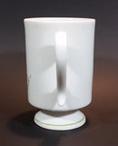 1973 Holly Hobbie Genuine Porcelain WWA "Love is the little things you do" Girls Smelling Flowers Pedestal Mug Cup - Treasure Valley Antiques & Collectibles