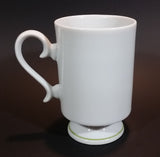 1973 Holly Hobbie Genuine Porcelain WWA "Love is the little things you do" Girls Smelling Flowers Pedestal Mug Cup - Treasure Valley Antiques & Collectibles