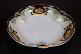 Antique 1918 Noritake Morimura Handpainted Made In Japan Candy Nut Serving Triple Handled Dish Bowl - Treasure Valley Antiques & Collectibles