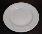 Rare Set of 4 White Medalta Hotel China 9 1/4" Plates  (3x 1937-1943) (1x Vitrified 1937-1949) - Treasure Valley Antiques & Collectibles