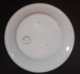 Rare Set of 4 White Medalta Hotel China 9 1/4" Plates  (3x 1937-1943) (1x Vitrified 1937-1949) - Treasure Valley Antiques & Collectibles