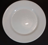 Rare Set of 4 White Medalta Hotel China 9 1/4" Plates  (3x 1937-1943) (1x Vitrified 1937-1949) - Treasure Valley Antiques & Collectibles