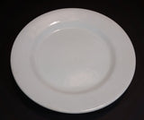 Rare Set of 4 White Medalta Hotel China 9 1/4" Plates  (3x 1937-1943) (1x Vitrified 1937-1949) - Treasure Valley Antiques & Collectibles