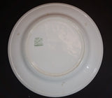 Rare Set of 4 White Medalta Hotel China 9 1/4" Plates  (3x 1937-1943) (1x Vitrified 1937-1949) - Treasure Valley Antiques & Collectibles