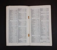 Rare 1945 Canadian Bank of Commerce Promotional Vancouver Location Map With Index Book - By Graphics Publishers Canada - Treasure Valley Antiques & Collectibles