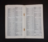 Rare 1945 Canadian Bank of Commerce Promotional Vancouver Location Map With Index Book - By Graphics Publishers Canada - Treasure Valley Antiques & Collectibles