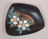 1960s Signed Herta Gertz Vancouver, B.C. Pottery Dogwood Flower Pattern 7088 Candy Dish - Treasure Valley Antiques & Collectibles