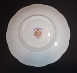 1950s Queen Anne Fine Bone China England Scottish "Dundee Thistle" Pink and Purple Floral Teacup Saucer - Treasure Valley Antiques & Collectibles