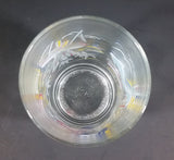 1996 Walt Disney World 25th Anniversary Goofy Character Collectible Clear Glass 5" Cup - Treasure Valley Antiques & Collectibles