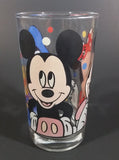 1980s Anchor Hocking Disney Mickey Mouse Minnie Mouse Donald Duck Clear Glass 4 1/2" Juice Cup - Treasure Valley Antiques & Collectibles