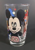 1980s Anchor Hocking Disney Mickey Mouse Minnie Mouse Donald Duck Clear Glass 4 1/2" Juice Cup - Treasure Valley Antiques & Collectibles