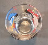 1980s Anchor Hocking Disney Mickey Mouse Minnie Mouse Donald Duck Clear Glass 4 1/2" Juice Cup - Treasure Valley Antiques & Collectibles