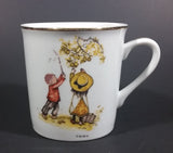 1973 Holly Hobbie Table Talk "To have a friend..." "Be a friend!" 8 "Plate, 6" Bowl, and 3 1/8" Cup 3 Piece Set - Treasure Valley Antiques & Collectibles