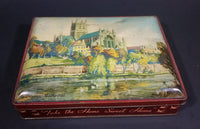 1940s "Blue Bird" Toffee Worcester Cathedral Tin - Harry Vincent Ltd. Hunnington Worcestershire England - Treasure Valley Antiques & Collectibles