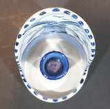 1984 D.A.I.C. Handpainted Delft Blue Windmills, Birds Decor with Brick Water Well Style Porcelain Wall Decor Candle Holder - Treasure Valley Antiques & Collectibles