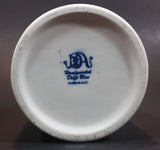 1984 D.A.I.C. Handpainted Delft Blue Windmills, Birds Decor with Brick Water Well Style Porcelain Wall Decor Candle Holder - Treasure Valley Antiques & Collectibles