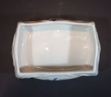 Delft Blue Style Footed Trinket Dish with Windmill and Flower Decor - Treasure Valley Antiques & Collectibles