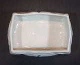 Delft Blue Style Footed Trinket Dish with Windmill and Flower Decor - Treasure Valley Antiques & Collectibles