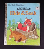 1981 Walt Disney The Fox and the Hound "Hide & Seek" - Little Golden Books - 104-44 - "G" Edition - Collectible Children's Book - Treasure Valley Antiques & Collectibles
