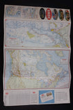 1965 Home Oil Distributors Vancouver Road Maps of British Columbia Alberta and Canada - Treasure Valley Antiques & Collectibles